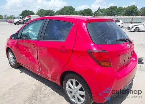 2015 Toyota Yaris Le из США, поврежденный, VIN VNKKTUD36FA022428